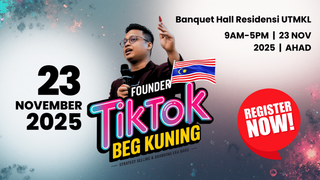 seminar tiktok beg kuning cikgu dzulfaqar hashim kerabat digital Kerabat Digital Sdn Bhd