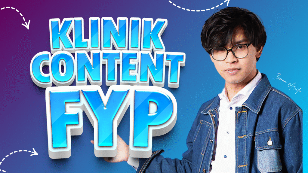 klinik content FYP Zimam Ariefi Kerabat Digital Sdn Bhd